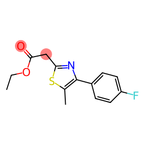 ethyl 2-[4-(4-fluorophenyl)-5-methyl-1,3-thiazol-2-yl]acetate