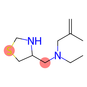 ethyl(2-methylprop-2-en-1-yl)(1,3-thiazolidin-4-ylmethyl)amine