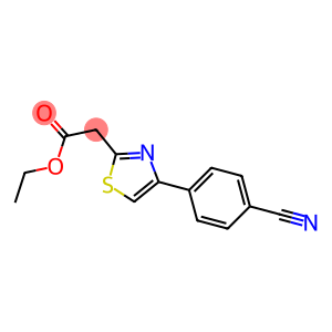 ethyl 2-[4-(4-cyanophenyl)-1,3-thiazol-2-yl]acetate