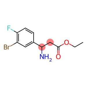 ethyl 3-amino-3-(3-bromo-4-fluorophenyl)propanoate