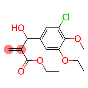 ethyl 2-[(3-chloro-5-ethoxy-4-methoxyphenyl)(hydroxy)methyl]prop-2-enoate