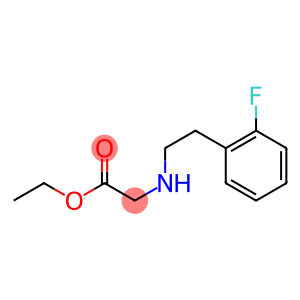 ethyl 2-{[2-(2-fluorophenyl)ethyl]amino}acetate