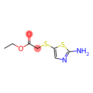 ethyl [(2-amino-1,3-thiazol-5-yl)thio]acetate