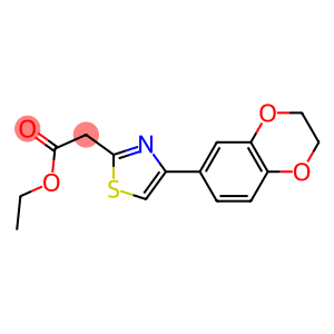 ethyl 2-[4-(2,3-dihydro-1,4-benzodioxin-6-yl)-1,3-thiazol-2-yl]acetate