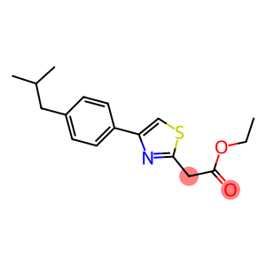 ethyl 2-{4-[4-(2-methylpropyl)phenyl]-1,3-thiazol-2-yl}acetate