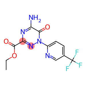 ethyl 5-amino-6-oxo-1-[5-(trifluoromethyl)pyridin-2-yl]-1,6-dihydro-1,2,4-triazine-3-carboxylate