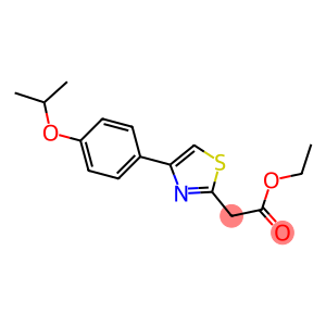 ethyl 2-{4-[4-(propan-2-yloxy)phenyl]-1,3-thiazol-2-yl}acetate