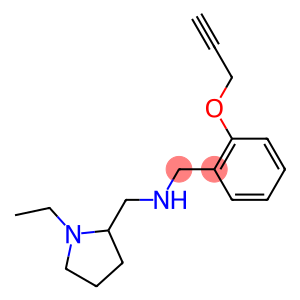 [(1-ethylpyrrolidin-2-yl)methyl]({[2-(prop-2-yn-1-yloxy)phenyl]methyl})amine