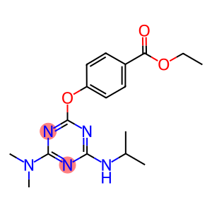 ETHYL 4-{[4-(DIMETHYLAMINO)-6-(ISOPROPYLAMINO)-1,3,5-TRIAZIN-2-YL]OXY}BENZOATE