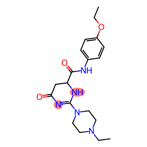 2-(4-ETHYL-1-PIPERAZINYL)-N-(4-ETHOXYPHENYL)-6-OXO-3,4,5,6-TETRAHYDRO-4-PYRIMIDINECARBOXAMIDE