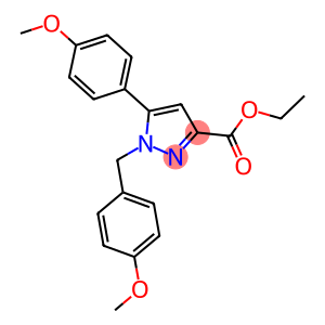 ETHYL 1-(4-METHOXYBENZYL)-5-(4-METHOXYPHENYL)-1H-PYRAZOLE-3-CARBOXYLATE