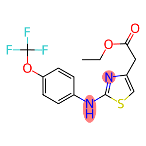 ETHYL 2-(4-((4-(TRIFLUOROMETHOXY)PHENYL)AMINO)-3,5-THIAZOLYL)ACETATE