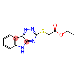 ETHYL 2-(2,3,6-TRIAZINO[5,4-B]INDOL-3-YLTHIO)ACETATE