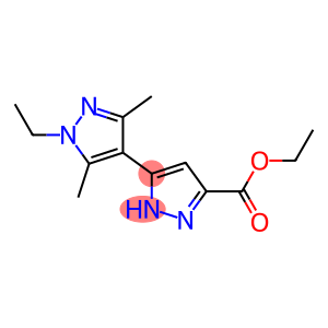 1'-ETHYL-3',5'-DIMETHYL-2H,1'H-[3,4']BIPYRAZOLYL-5-CARBOXYLIC ACID ETHYL ESTER