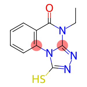 4-ETHYL-1-MERCAPTO[1,2,4]TRIAZOLO[4,3-A]QUINAZOLIN-5(4H)-ONE