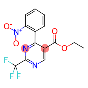 ETHYL-2-TRIFLUOROMETHYL-4-(2-NITROPHENYL)-5-PYRIMIDINE CARBOXYLATE