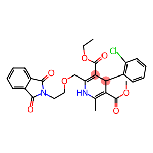 3-Ethyl-5-methyl-(4RS)-4-(2-chlorophenyl)-2-[[2-(1,3-dioxo-1,3-dihydro-2H-isoindol-2-yl)ethoxy]methyl]-6-methyl-1,4-dihydropyridine-3,5-dicarboxylate