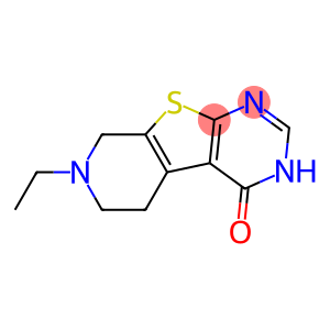7-ETHYL-5,6,7,8-TETRAHYDRO-3H-PYRIDO[4',3':4,5]-THIENO[2,3-D]PYRIMIDIN-4-ONE