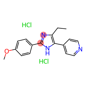 4-ETHYL-2(P-METHOXYPHENYL)-5-(4'-PYRIDYL)-1H-IMIDAZOLE, DIHCL