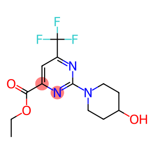 2-(4-羟基哌啶-1-基)-6-三氟甲基嘧啶-4-甲酸乙酯