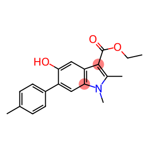 ETHYL 5-HYDROXY-1,2-DIMETHYL-6-(4-METHYLPHENYL)-1H-INDOLE-3-CARBOXYLATE