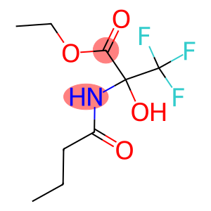 ETHYL 2-(BUTYRYLAMINO)-3,3,3-TRIFLUORO-2-HYDROXYPROPANOATE