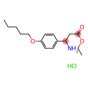 ETHYL 3-AMINO-3-[4-(PENTYLOXY)PHENYL]PROPANOATE HYDROCHLORIDE