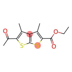 ETHYL 5-ACETYL-3,4-DIMETHYLTHIENO[2,3-B]THIOPHENE-2-CARBOXYLATE