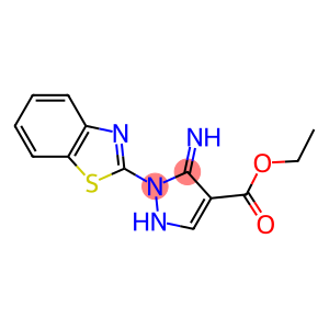 ethyl 2-(1,3-benzothiazol-2-yl)-3-imino-2,3-dihydro-1H-pyrazole-4-carboxylate