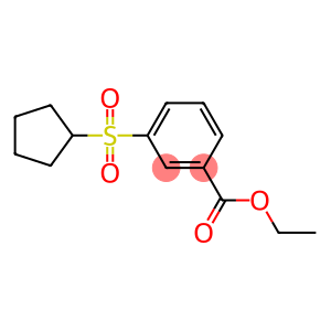 ethyl 3-(cyclopentylsulfonyl)benzoate