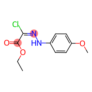 Ethyl-2-chloro-2-[2-(4-methoxyphenyl)hydrazin-1-ylidene]acetate