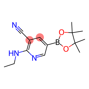 2-(ethylamino)-5-(4,4,5,5-tetramethyl-1,3,2-dioxaborolan-2-yl)pyridine-3-carbonitrile