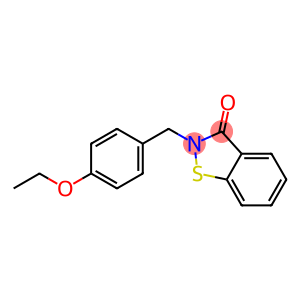 2-[4-Ethoxybenzyl]-1,2-benzisothiazol-3(2H)-one