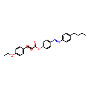 3-(4-Ethoxyphenyl)propenoic acid 4-(4-butylphenylazo)phenyl ester