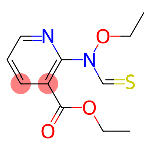 2-[Ethoxy(thiocarbonyl)amino]pyridine-3-carboxylic acid ethyl ester