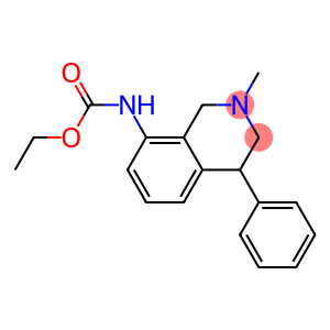 8-(Ethoxycarbonylamino)-1,2,3,4-tetrahydro-2-methyl-4-(phenyl)isoquinoline