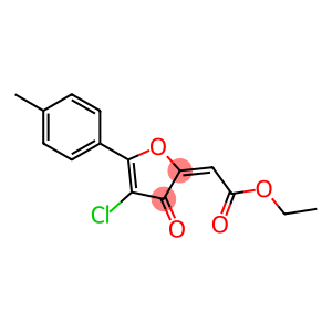 2-Ethoxycarbonylmethylene-4-chloro-5-(4-methylphenyl)furan-3(2H)-one