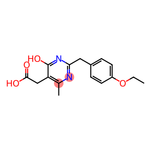 2-(4-Ethoxybenzyl)-6-hydroxy-4-methyl-5-pyrimidineacetic acid