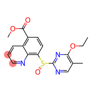 8-[(4-Ethoxy-5-methylpyrimidin-2-yl)sulfinyl]quinoline-5-carboxylic acid methyl ester