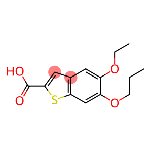 5-Ethoxy-6-propoxybenzo[b]thiophene-2-carboxylic acid