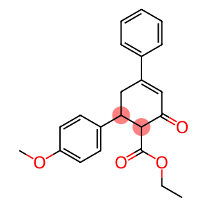 2-(Ethoxycarbonyl)-3-(4-methoxyphenyl)-5-phenyl-5-cyclohexene-1-one