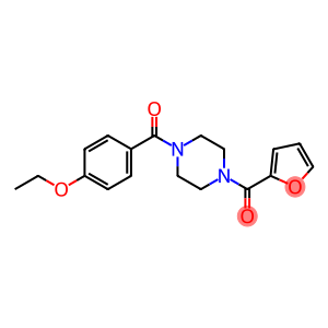 [4-(4-ethoxybenzoyl)-1-piperazinyl](2-furyl)methanone