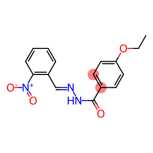 4-ethoxy-N'-[(E)-(2-nitrophenyl)methylidene]benzohydrazide