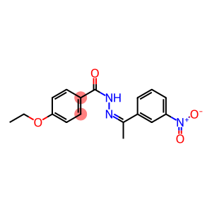 4-ethoxy-N'-[(Z)-1-(3-nitrophenyl)ethylidene]benzohydrazide