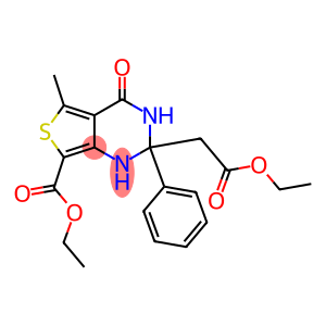 2-Ethoxycarbonylmethyl-7-ethoxycarbonyl-5-methyl-2-phenyl-1,2,3,4-tetrahydrothieno[3,4-d]pyrimidin-4-one