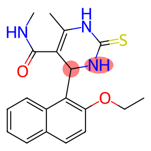 4-(2-ethoxy-1-naphthyl)-N,6-dimethyl-2-thioxo-1,2,3,4-tetrahydro-5-pyrimidinecarboxamide