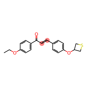 1-(4-ethoxyphenyl)-3-[4-(3-thietanyloxy)phenyl]-2-propen-1-one