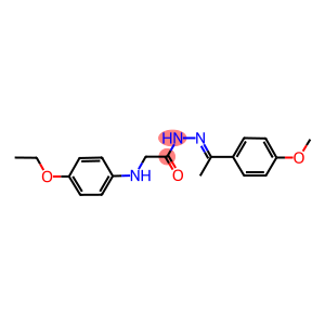 2-(4-ethoxyanilino)-N'-[1-(4-methoxyphenyl)ethylidene]acetohydrazide