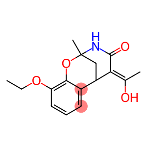 6-ethoxy-12-(1-hydroxyethylidene)-9-methyl-8-oxa-10-azatricyclo[7.3.1.0~2,7~]trideca-2,4,6-trien-11-one