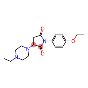 1-(4-ethoxyphenyl)-3-(4-ethyl-1-piperazinyl)-2,5-pyrrolidinedione